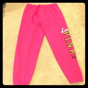 💕 Victoria's Secret PINK cropped sweats